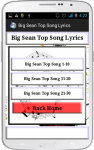 Big Sean Song Lyrics screenshot 2/4
