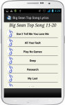 Big Sean Song Lyrics screenshot 4/4