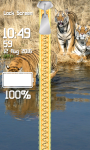 Zipper Lock Screen Tiger screenshot 4/6