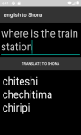 Language Translator English to Shona   screenshot 3/4