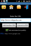 Web to PDF converter screenshot 1/6