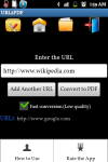 Web to PDF converter screenshot 2/6