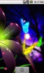 Flower 3D Butterflies Live Wallpaper screenshot 2/5