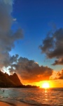 Beautiful Sunset Beach views Live Wallpaper screenshot 3/6
