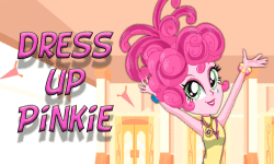 Dress up Pinkie Pie pony to school screenshot 1/4
