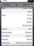 WordRoll DE-German/English Translation Dictionary screenshot 1/1