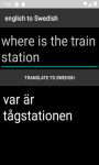 Language Translator English to Swedish   screenshot 3/4