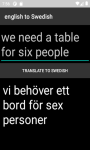 Language Translator English to Swedish   screenshot 4/4