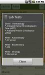 PediResi Lab Tests screenshot 5/5
