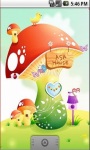 Cute Rainbow Mushroom Live Wallpaper screenshot 2/5