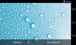 Water Drops Live Wallpaper 3D parallax screenshot 2/4