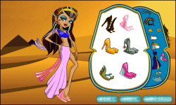 Dress up Cleo de Nile in Egypt screenshot 2/4