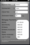 Canadian Mortgage Payment Estimator screenshot 1/1