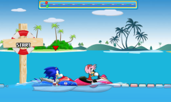 Sonic Jetski Race screenshot 2/4