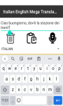 ITALIAN ENGLISH Mega Translator   screenshot 2/4