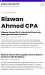 Rizwan Ahmed CPA - COM screenshot 1/4