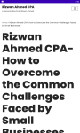 Rizwan Ahmed CPA - COM screenshot 3/4