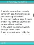WISDOM QUOTES FEATURES screenshot 1/1
