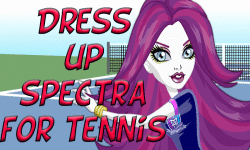 Dress up monster Spectra for tennis screenshot 1/4