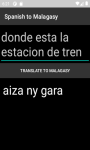 Language Translator Spanish to Malagasy   screenshot 3/4