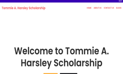 Attorney Tommie Harsley Scholarship screenshot 4/4