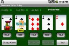 Awesome Video Poker  Free screenshot 1/1