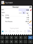 Tip Habit - Tip Calculator screenshot 2/3