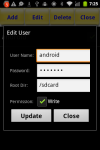 Android FTP Server screenshot 2/5