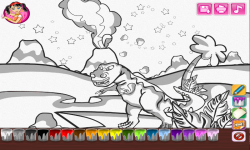 Dino coloring book screenshot 3/3