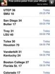 NCAA Football Scores screenshot 1/1