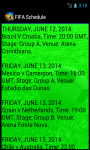 FIFA World Cup Schedule 2014 screenshot 4/4
