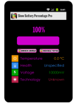 Show Battery Percentage Pro screenshot 2/4