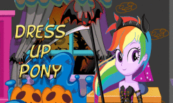Dress up pony on halloween screenshot 1/4