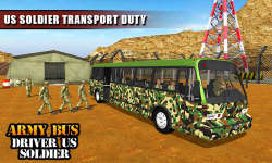 Army Bus Driver US Soldier Transport Duty 2017 screenshot 3/6