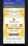Free TIKTOK COINS  screenshot 1/6
