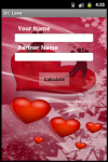 Droid Love Calculator  Free screenshot 2/3