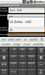 Exchange calculator screenshot 2/3
