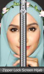 Zipper Lock Screen Hijab screenshot 1/6