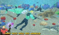 Multi Aqua Shark Hero Vs Sea Animals screenshot 1/4