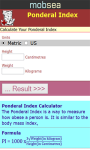 Ponderal Index Calculator screenshot 2/3