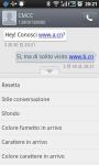 GO SMS Pro Italian language pa screenshot 2/4