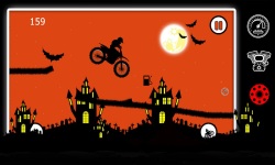 Free Moto Racer Halloween Town screenshot 3/6