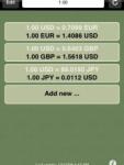 Currency.app screenshot 1/1