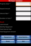 Mortgage Calculator Lite App screenshot 1/3