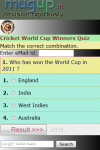 Cricket World Cup Winners Quiz screenshot 2/3