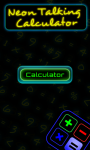 Neon Light Talking Calculator screenshot 2/4