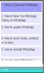 WhatsApp Installatio Tips screenshot 1/1