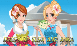 Dress up Elsa and Anna bridesmaid screenshot 1/4