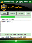 exoVirusStop antivirus screenshot 1/1