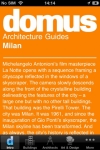 Domus Architecture Selections : Milan screenshot 1/1
